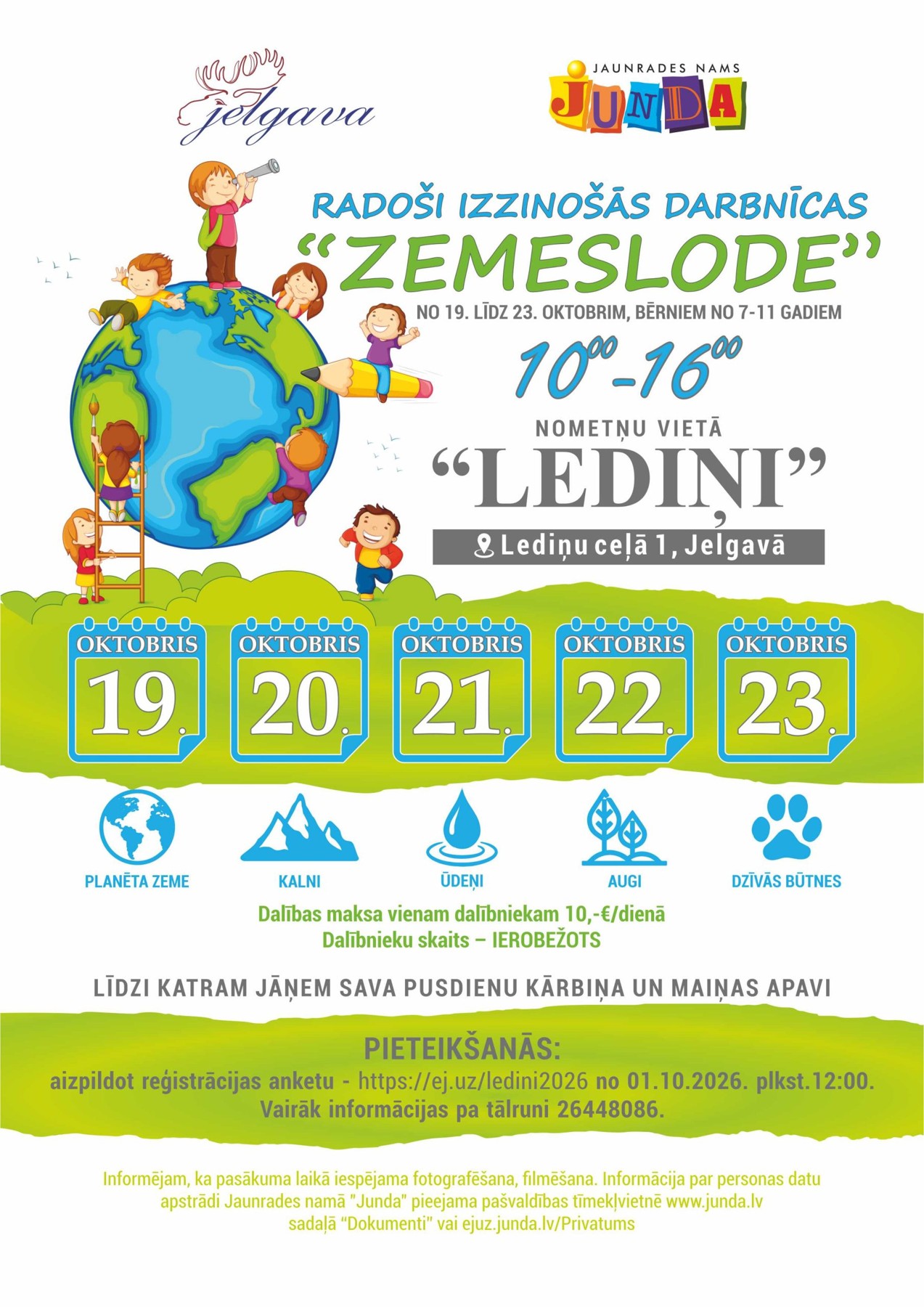 Radoši izzinošās darbnīcas “Zemeslode”