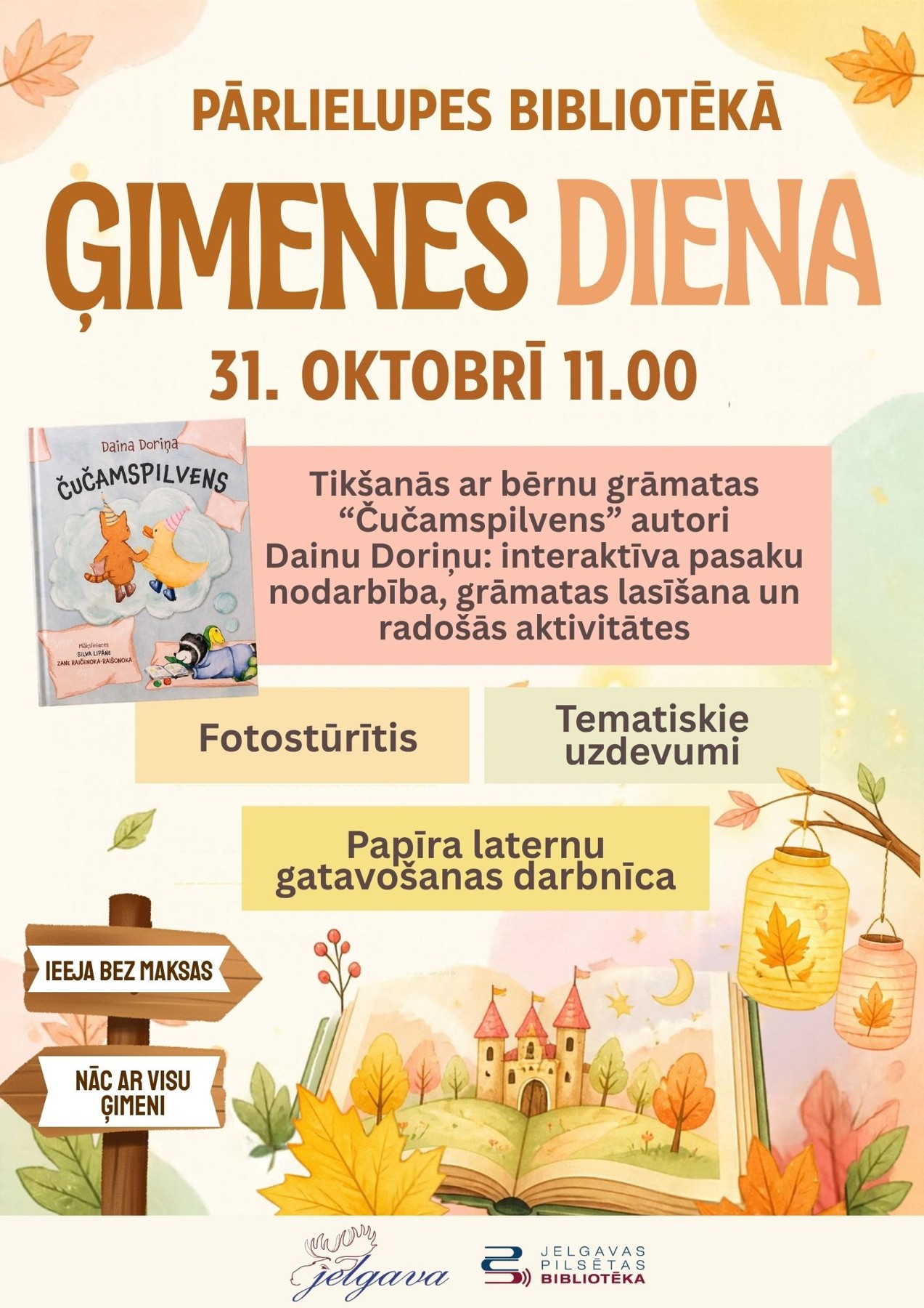 Ģimenes diena Pārlielupes bibliotēkā