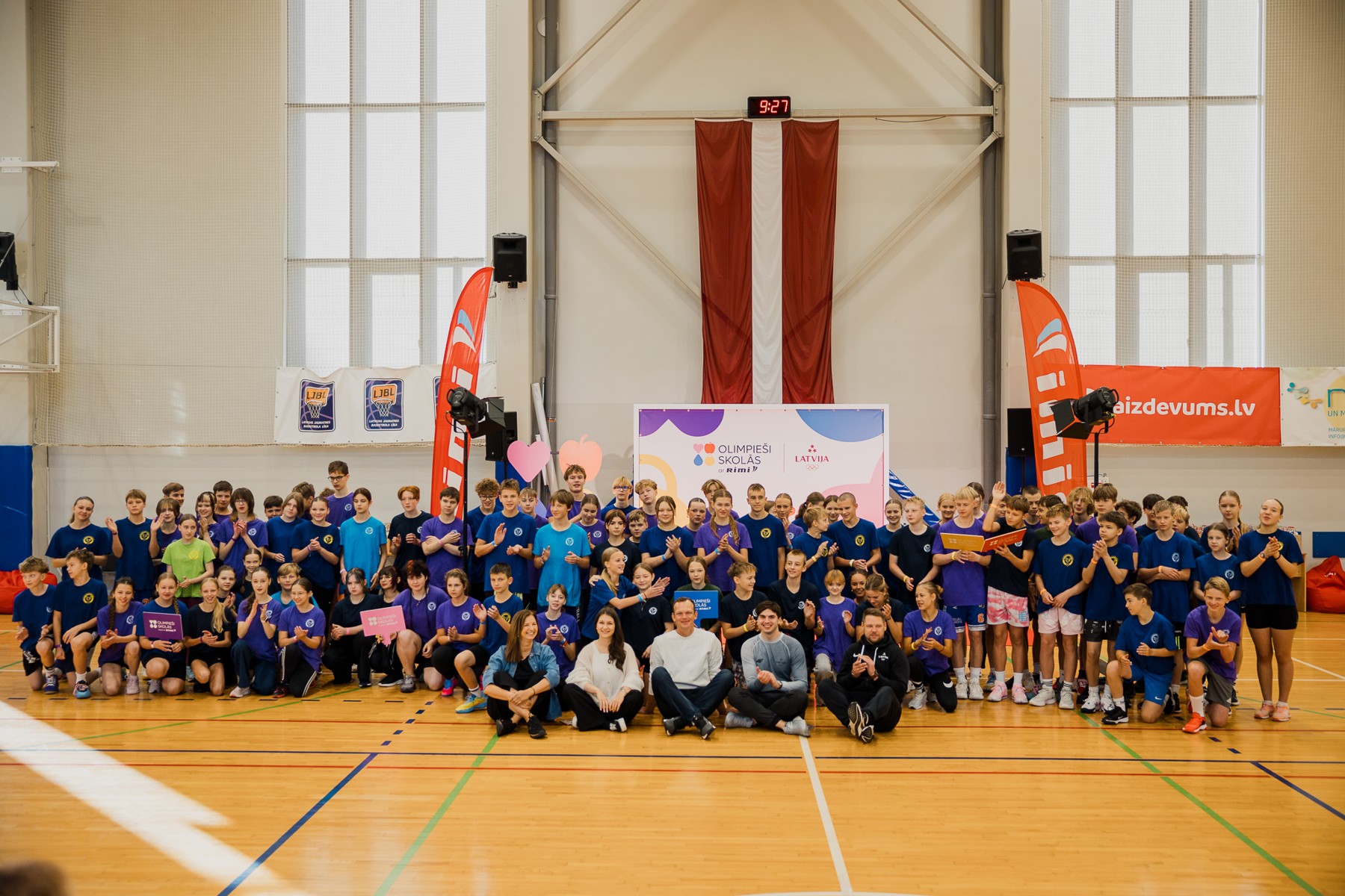 LOK projekts “Olimpieši skolās ar “Rimi””