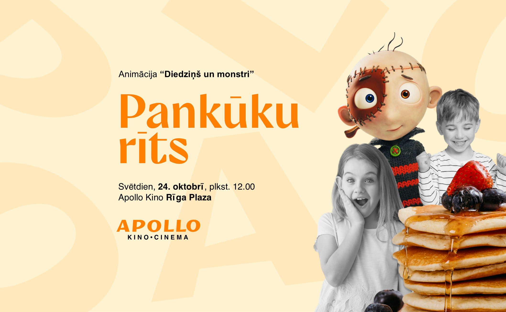 Pankūku rīts — Diedziņš un monstri